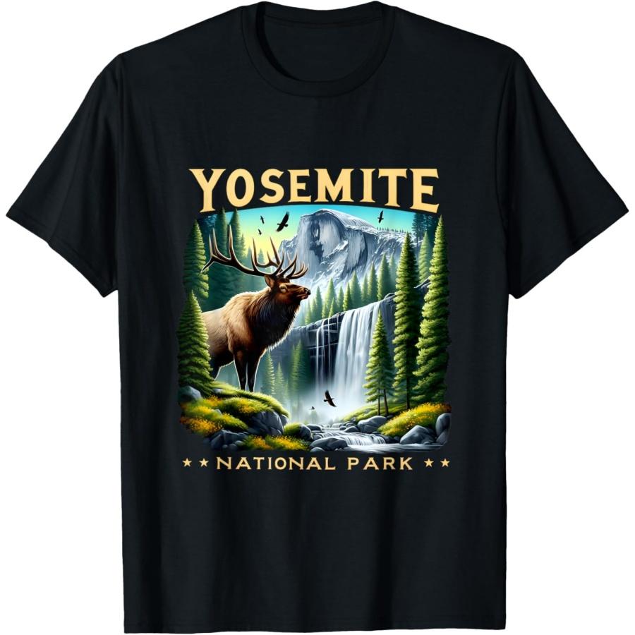 Family Road Trip 2025 Womens Mens Yosemite National Park T-Shirt XXXXXL чёрный