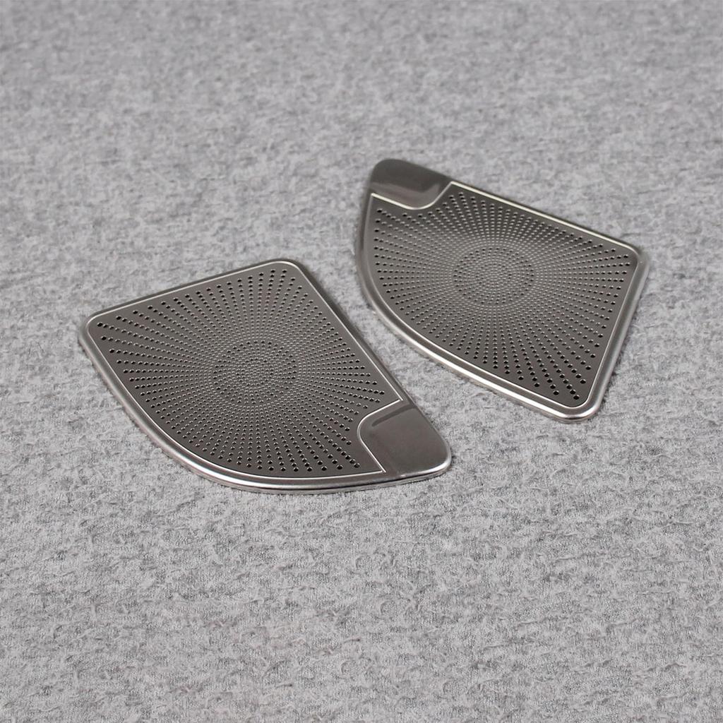 RUIQ Toyota Alphard Vellfire 40 Series Interior Stainless Steel Center Door Speaker Ring Garnish