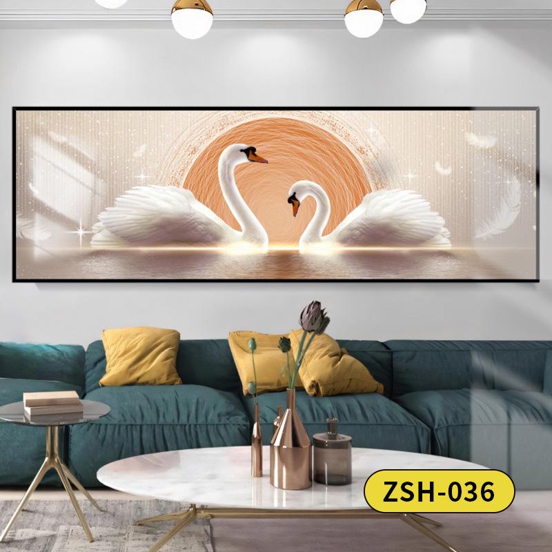 Golden Mountain Self-Adhesive Wall Art: Ideal for Bedrooms, Living Rooms, Hotels, and Guesthouses