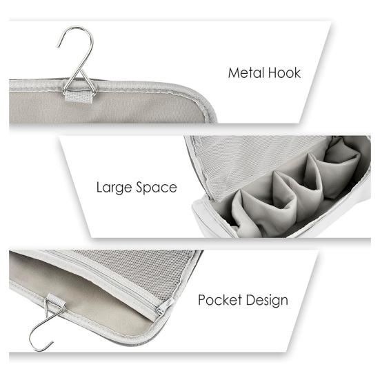 Storage Bag Dust-Proof Water-Repellent Large Capacity Makeup Organizer Scratch-resistant Travel Storage Pouch