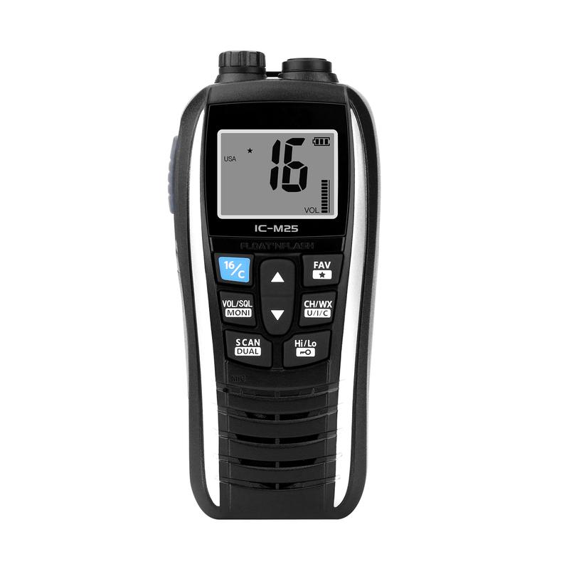 HamGeek IC-M25 Marine Walkie Talkie VHF Marine Radio 5KM 5W Waterproof Handheld Transceiver