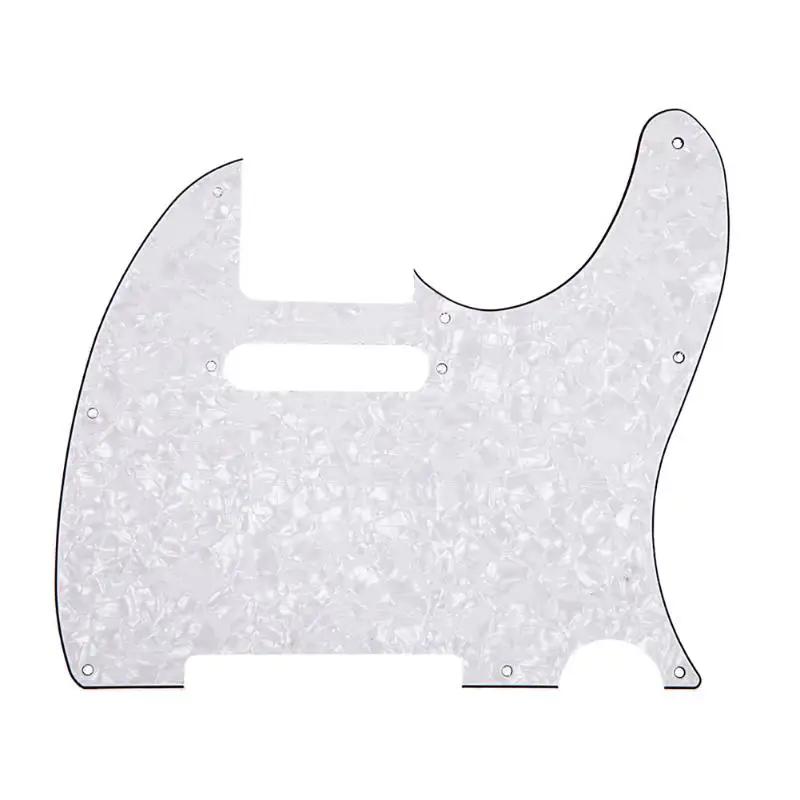 3Ply Aged Pearloid Guitar Pickguard Tele Style Guitar Pickguard Aged Musical Instrument Guitar Parts Accessories with 6 Colors