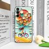 Cute Girl Boy Bicycle Balloon Couple Phone Case for Google Pixel 9A 8A 7A 6A 6 7PRO 8 9 Pro XL 5G Shockproof Silicone Soft Cover