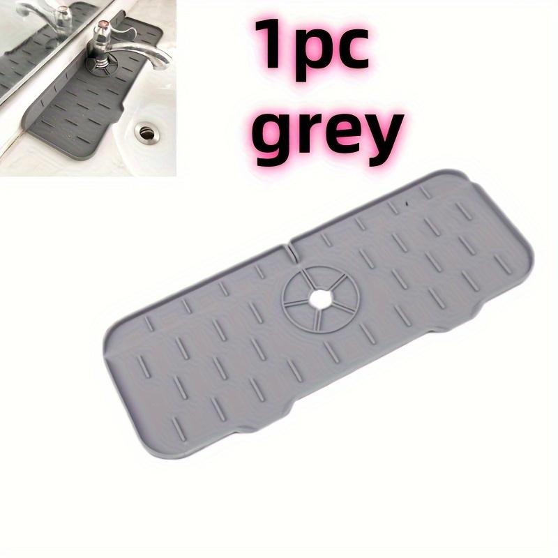 משטח סופג לברז מסיליקון - משטח סופג עמיד לחשמל למניעת התזה לכיור עם ניקוז, משטח מגן עמיד למים למשטח העבודה במטבח