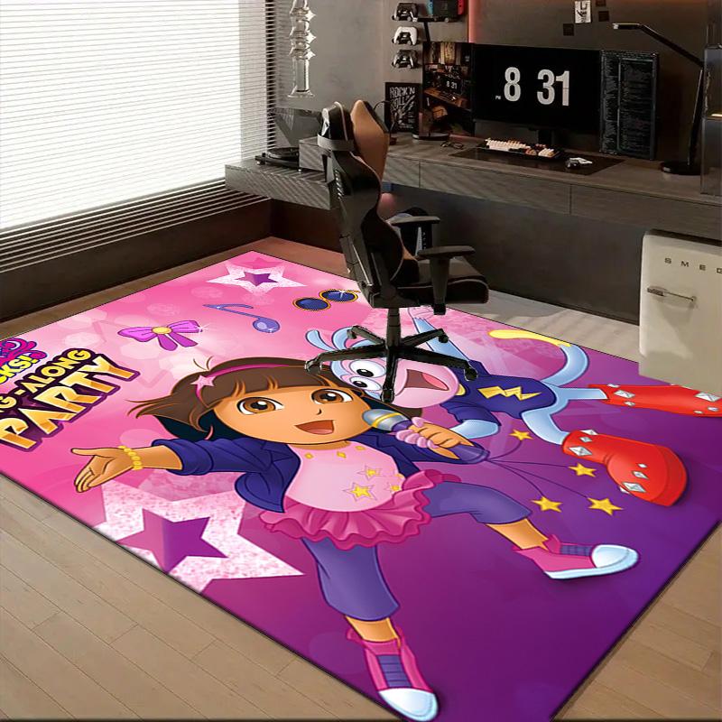 1PC Cartoon Do-ra Rug for Livingroom,Bedroom, Palyroom, Chair Rug, Area rug, Game Carpet, Large Size Rug Fan Christmas gift