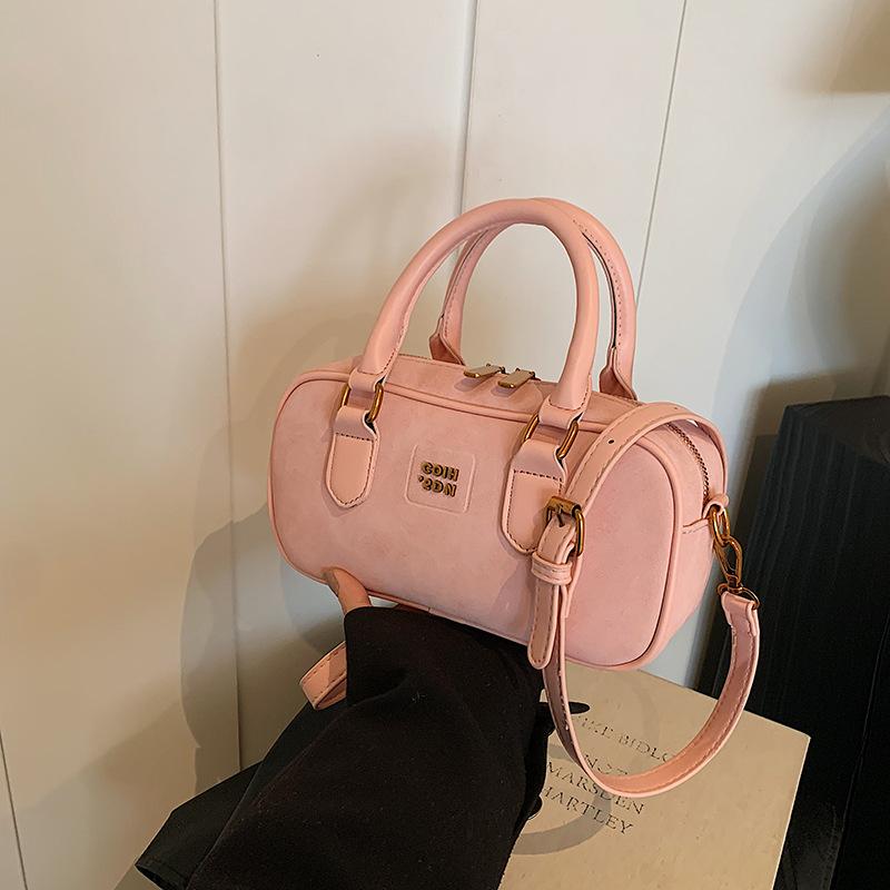 Frosted retro bag women's autumn and winter new versatile shoulder messenger bag high-end portable pillow bag