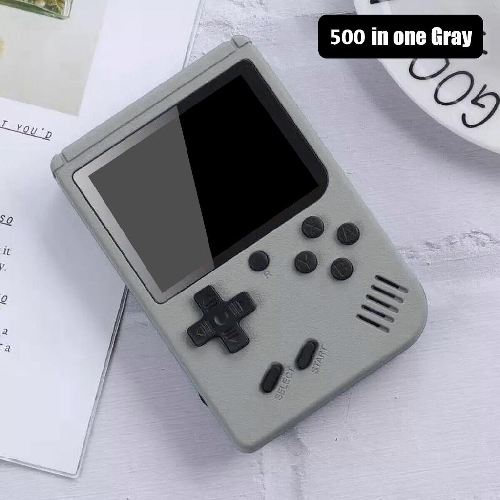 Retro Taşınabilir Mini El Video Oyun Konsolu 8 Bit 3.0 Inç Renkli LCD Çocuk Renkli Oyun Oyuncu Dahili 500 Oyun