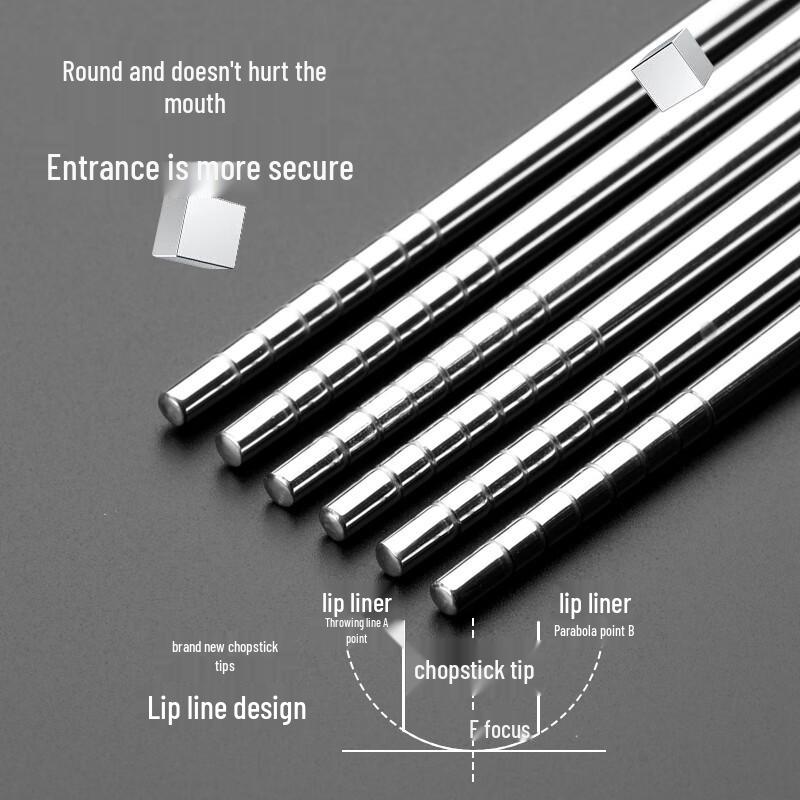 Tangzong 316L Stainless Steel Hot Pot Chopsticks