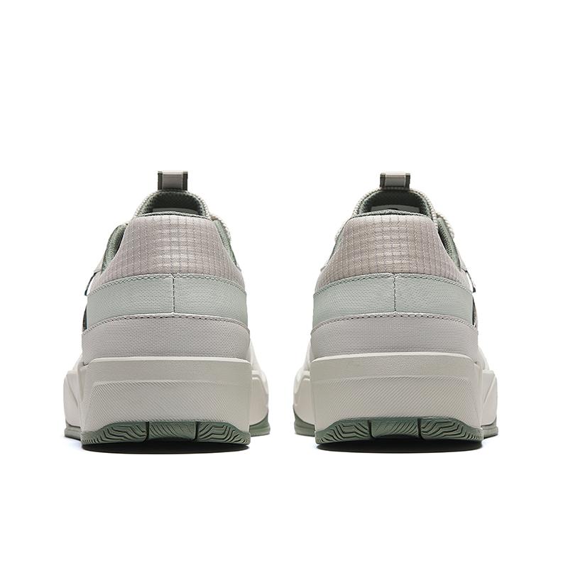 New Anta C37 Height Increasing Lightweight Low top Skateboard Shoes Men's Gray Green 912428007-4