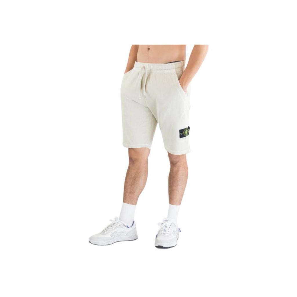 STONE ISLAND Shorts décontractés à cordon avec logo pour homme Shorts blancs K1S156200009S0060-V0195