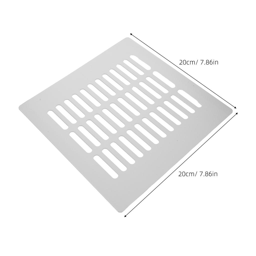 Schranklüftungsgitter Aluminiumlegierung Quadratische Luftauslassabdeckung Für Küche Schrank Schuhschrank Badezimmer Kleiderschrank Abluft