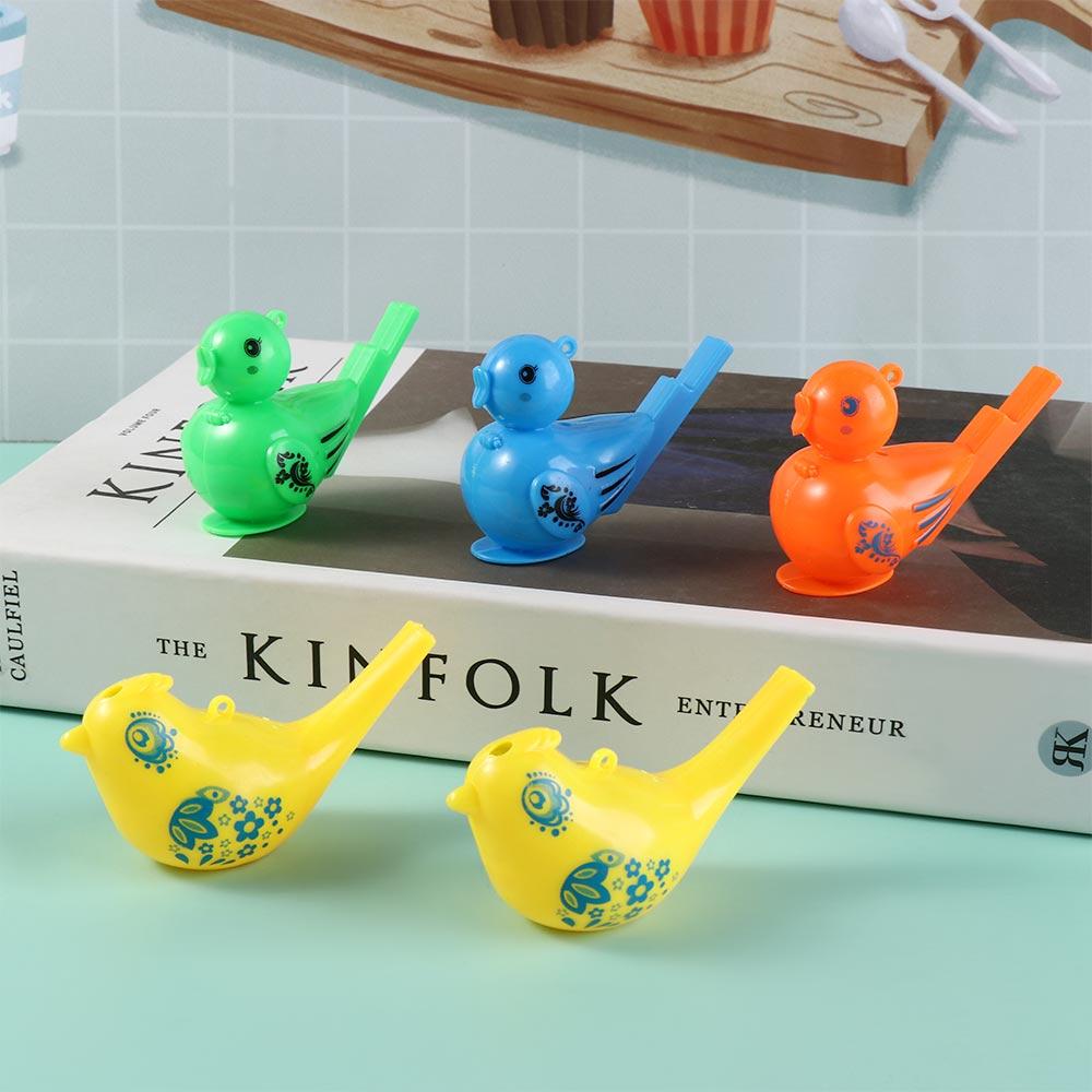 5PCS Drawing Party Whistles Funny Musical Toy Kids Toys Water Bird Whistle  For Girls Boys
