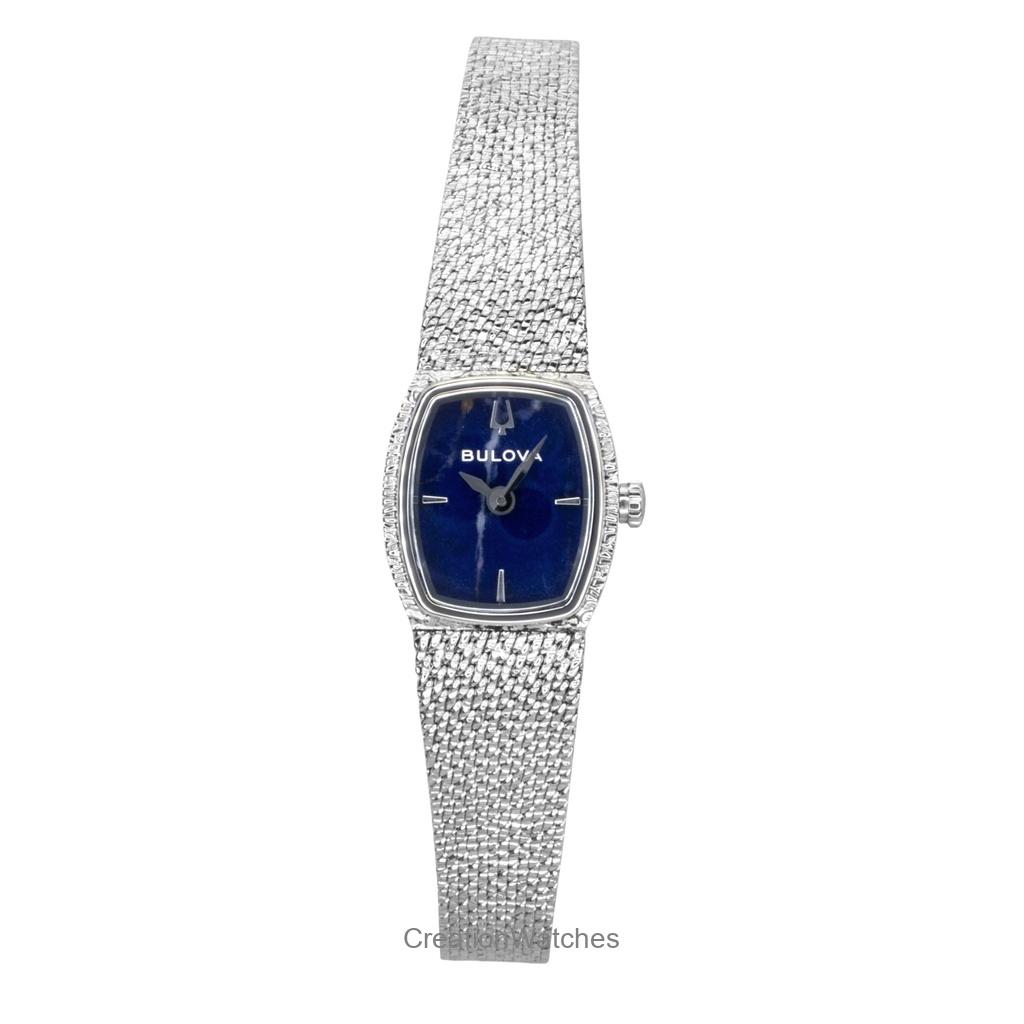 BULOVA Goddess of Time Stainless Steel Blue Dial Quartz 96L343 Women's Watch