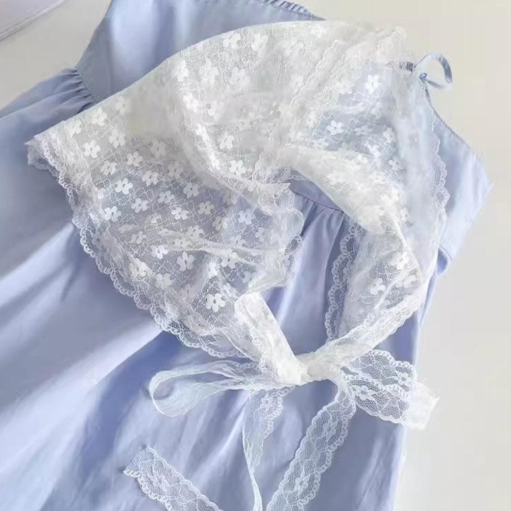 Summer Lace Scarf for Photo Shoots Feminine Accessory