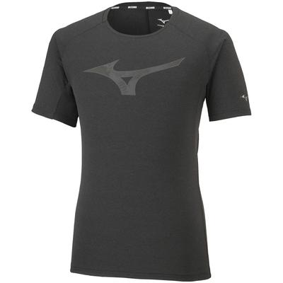 Black Motif Training Short Sleeve Size Men's T-Shirt, M, 32MA2026, Moisture-Wicking, Quick-Drying