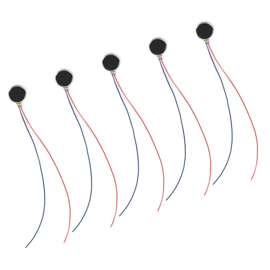 30 STÜCKE Flacher Vibrationsmotor Mini Münze Flacher Vibrationsmotor für Mobiltelefone Spielzeug Tablets 3 V 12000 U/min