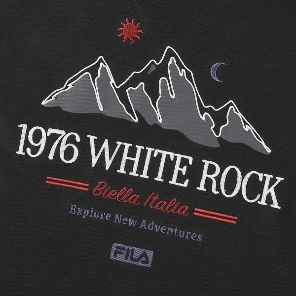 Fila Graphic Hoodie White Rock