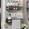 Huijia Space Aluminum Punch-Free Bathroom Storage Shelf