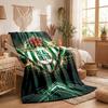 Real Betis Football Print Flannel Blanket Soft Warm Sofa Bed Throw Blanket For Home Office Bedroom