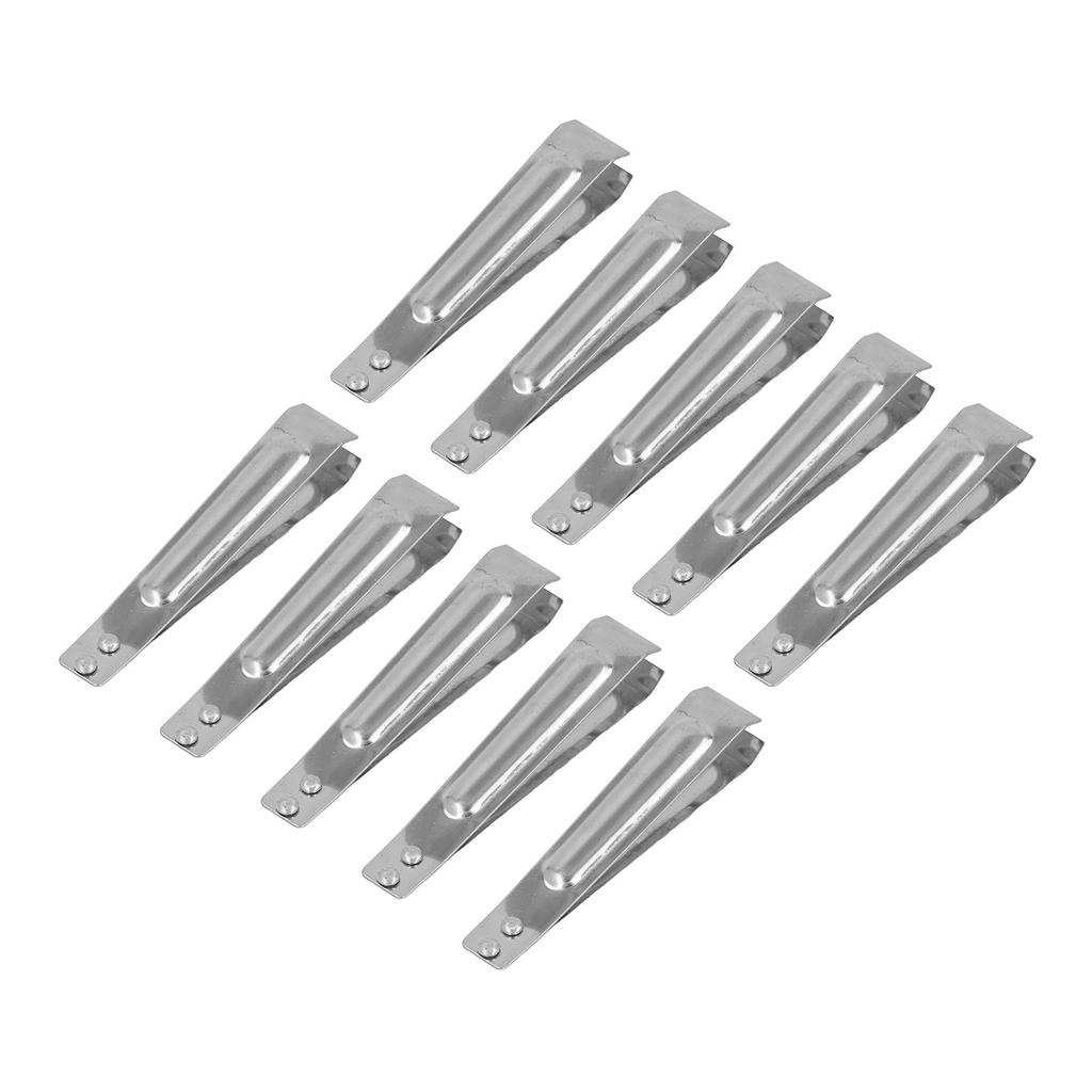 10 Stück Fischgrätenpinzetten Edelstahl Flache Spitze Haarpinzette Knoblauchschäler Haarzupfwerkzeug