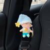 Cute Plush Car Seatbelt Shoulder Pad Cover Kids Adults - Soft Fleece Safety Belt Protector With Cartoon Design