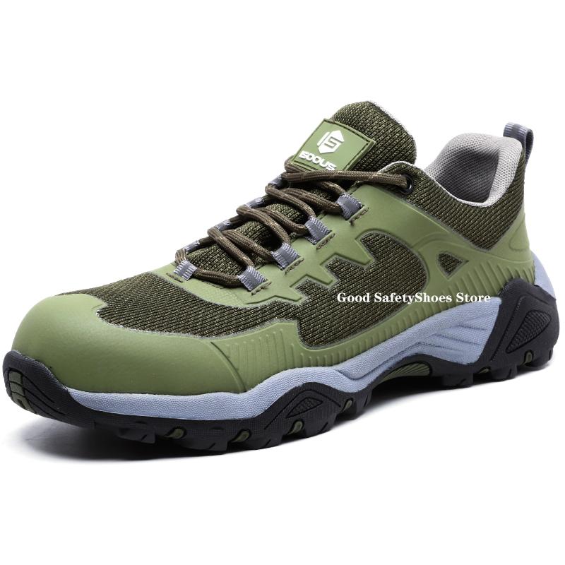 

Мужская походная рабочая обувь, дышащая, противоударная защитная обувь, мужские и женские рабочие кроссовки, легкая защитная обувь со стальным носком для мужчин 36
