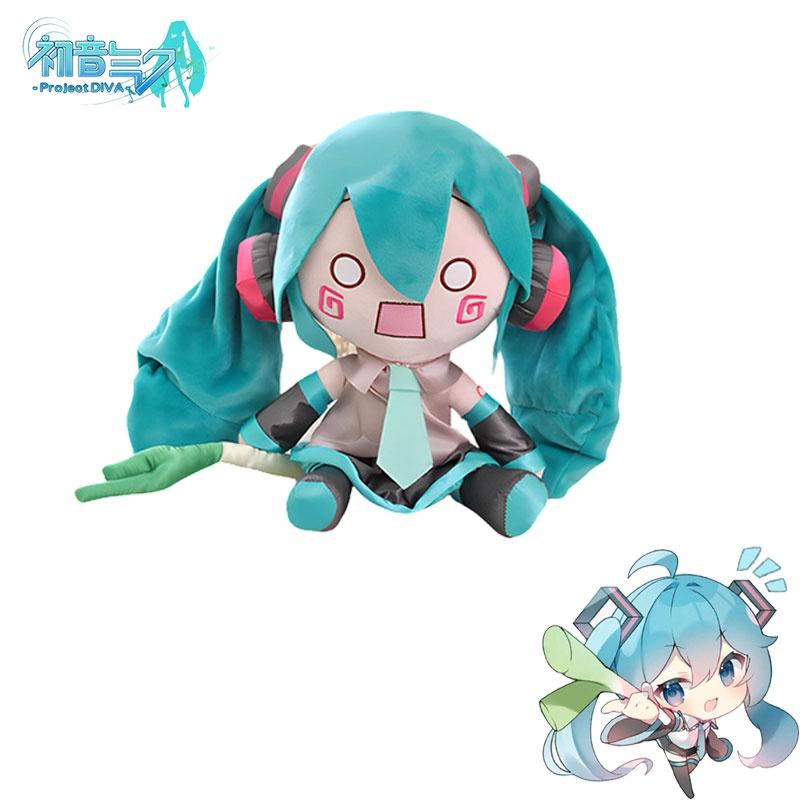 Fufu Hatsune Miku Plush Doll, Short Fur Cartoon Character Toy For Fans, 32cm 0.42kg, Perfect Gift For Youth