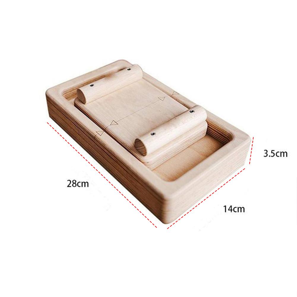 Wooden Finger Exerciser Portable Finger Strengthener Multi-Function Wrist Strength Trainer Finger Gripper for Home Dormitory