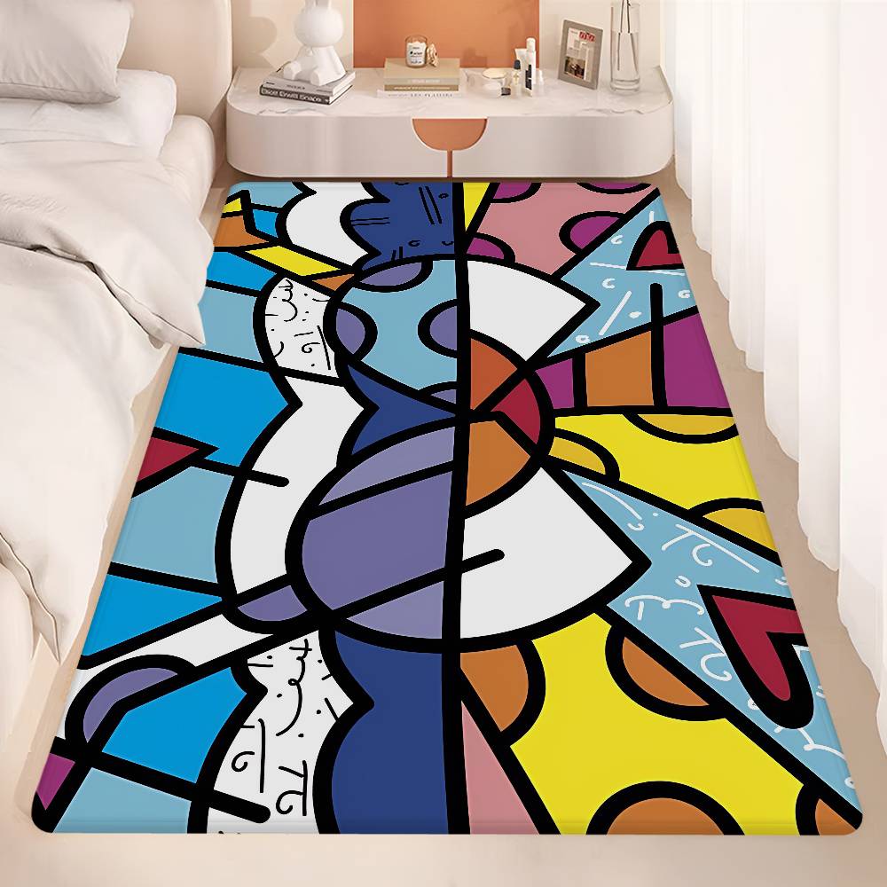 B-Britto Kitchen Mat Cheaper Anti-slip Modern Living Room Balcony Printed Modern Home Decor