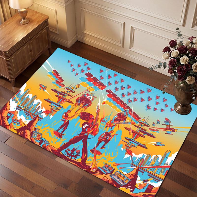Foo Fighters Rug Soft Thick Non Slip Floor Carpet for Bedroom Living Room Home Decor