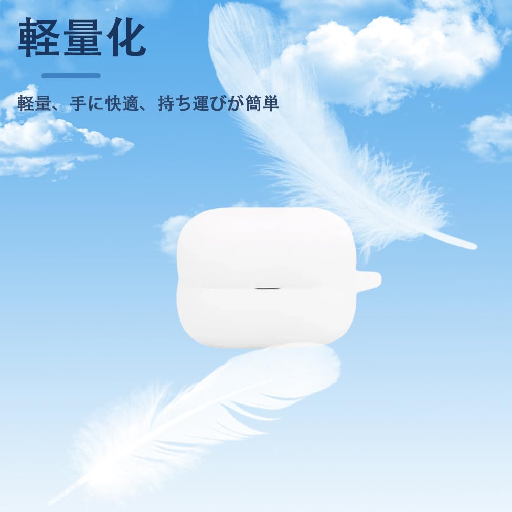 For SONY LinkBuds Fit Case Protective Cover Wireless Earphone Silicone Protective Cover Buckle Strap Wearable and Dustproof WF-LS910N [SHANCHI]