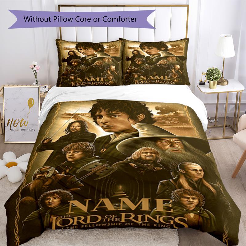 Warner (25) Customize Your Name Bedding Set Breathable Duvet Cover with Pillowcases Home Decoration Birthday Gift