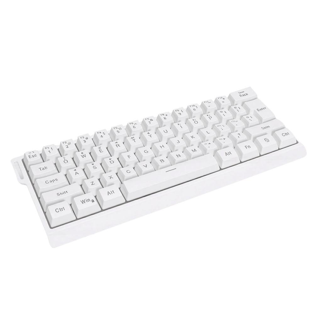 Wireless Mechanical Keyboard 61 Keys   2.4G Wired RGB Lighting Mechanical Gaming Keyboard with Hanging Rope