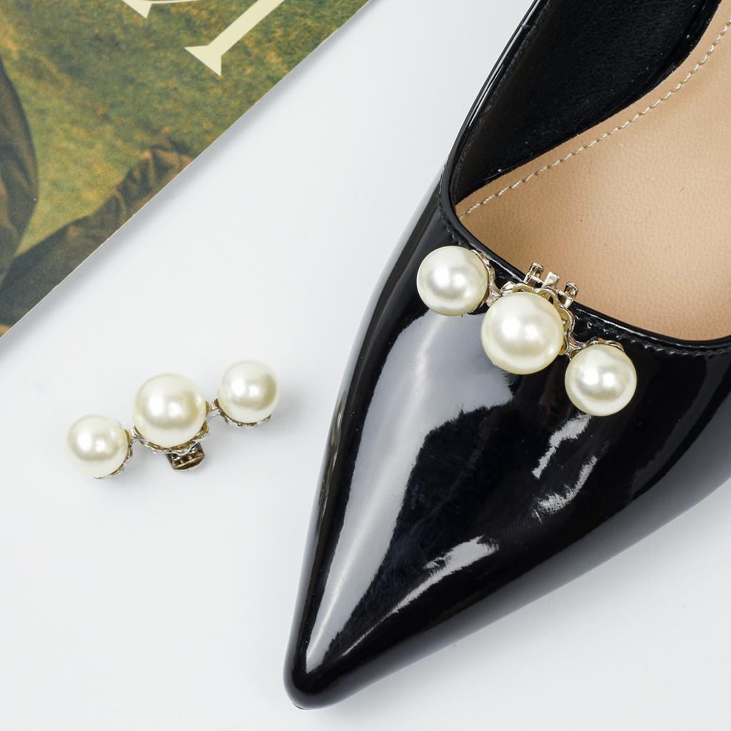 Abnehmbare Schuhclips für Sandalen und High Heels - Modeaccessoires
