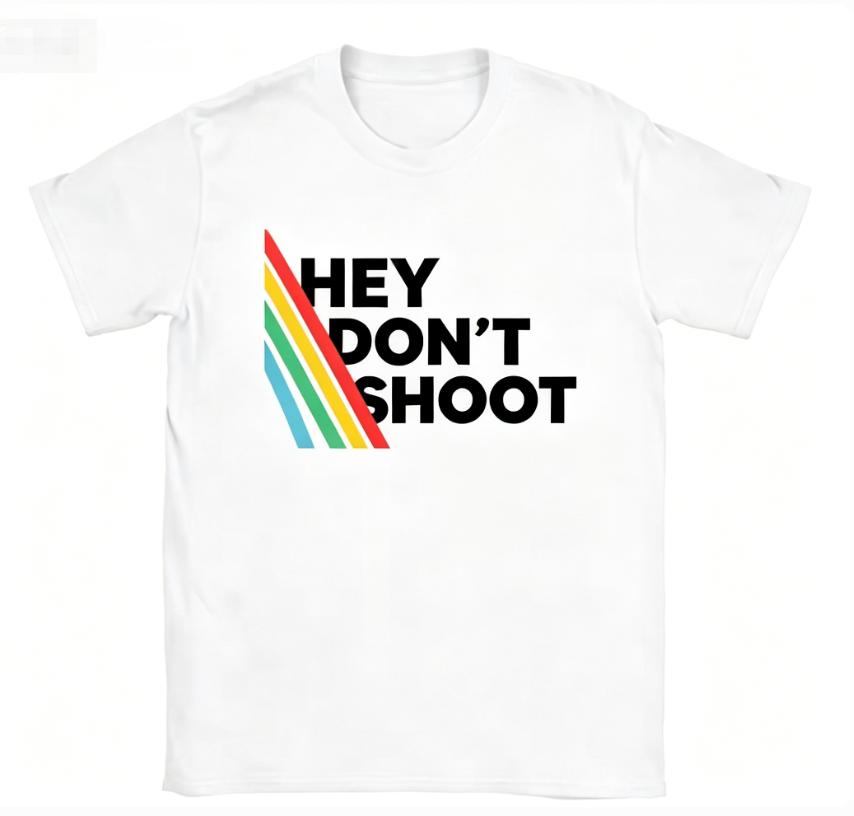 Arc Raiders Hey Dont Shoot T Shirt Summer Hip Hop TShirts Unisex WoUnisex Cotton O Neck Oversized Clothes Short Sleeves Awesome Tops
