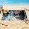 Kw Heavy Trucks Beach Towel Quickdry Soft Microfiber Comfortable Lightweight Portable For Swimmingbeachcamping Travel Beach Accessoriesgym
