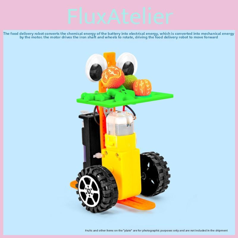 Simulated Food Delivery Robot Assembly Model Material Set For Students And Kids