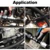 EVIL ENERGY 6AN Male Flare Tee Fitting Adapter T Union Aluminum Black