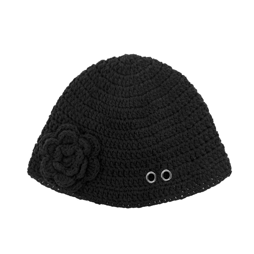 Beullaegpeopeul Fiona Eyelet Beanie Piona Eyelet Beanie_Black