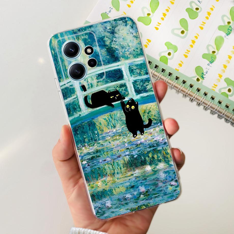 For Xiaomi Redmi Note 12 Pro 4G 5G Note 12s 12r Back Cover Phone Case Soft Clear Silicone Shockproof Protection Funda Coque Capa