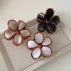 Retro Flower Clips High-end Shark Clips Half-tied Hair Clips Frellia Hair Clips Ponytail Clips
