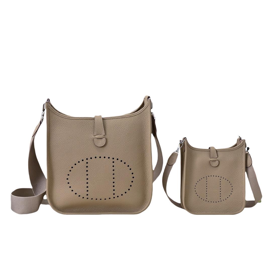 

Женская сумка-мессенджер для камеры из коровьей кожи с заклепками в стиле ретро Small