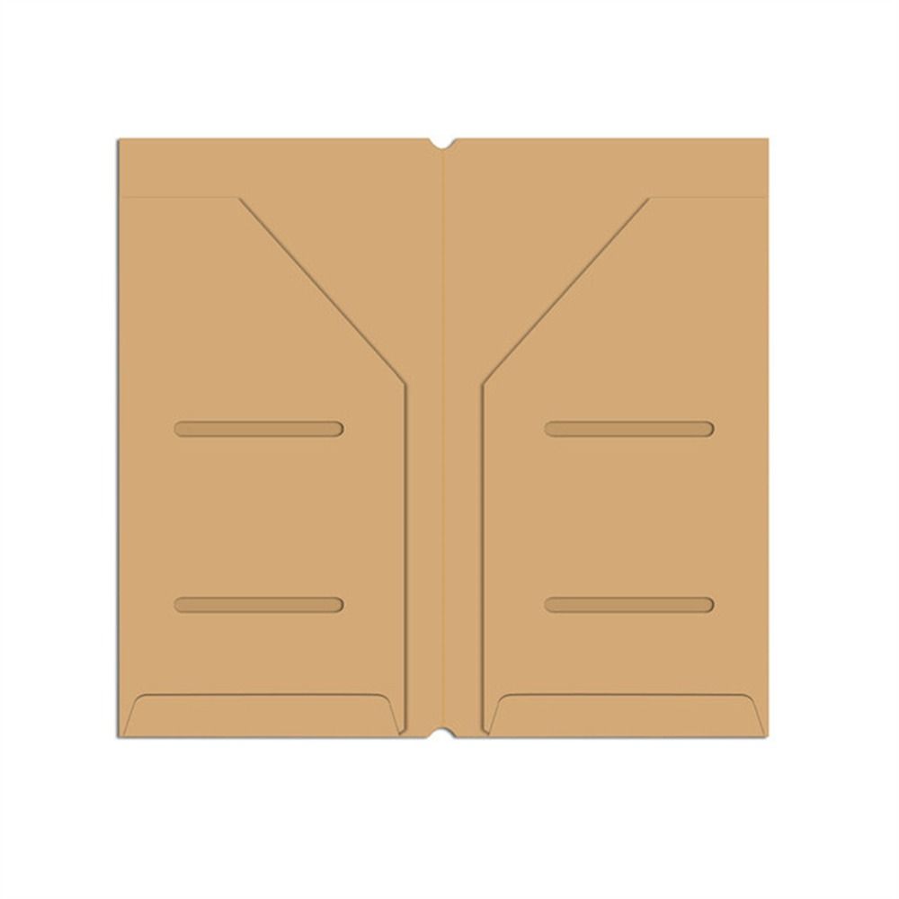 Kraft Paper Stationery Tickets Cards Holder Cards Storage Bag Card Holder Pocket File Holder