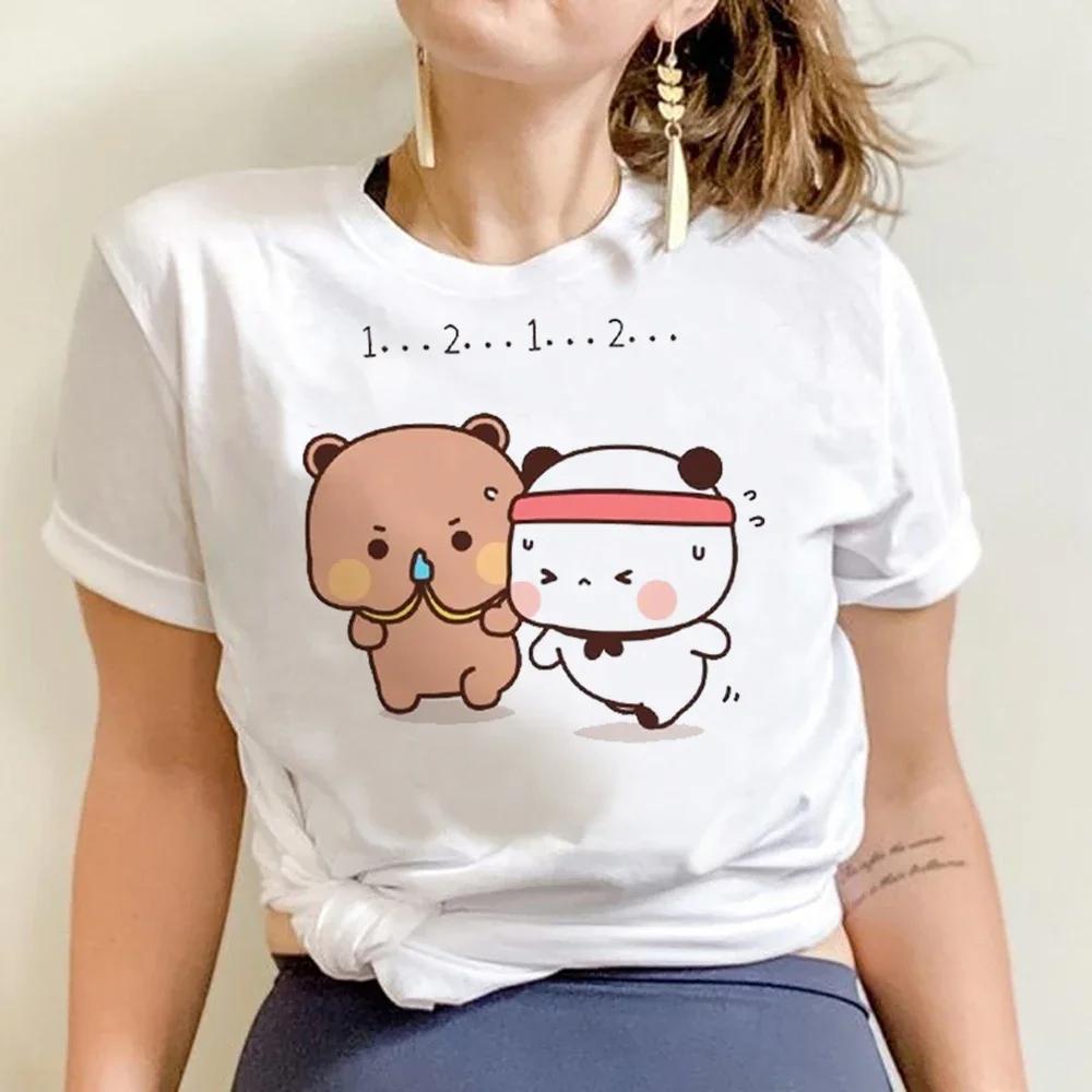 ZX TEE Bubu Dudu T-shirt Women's Kawaii Cartoon Y2k Punk Fun T-shirt Street Clothing Harajuku Anime Round Neck T-shirt Women's Clothing