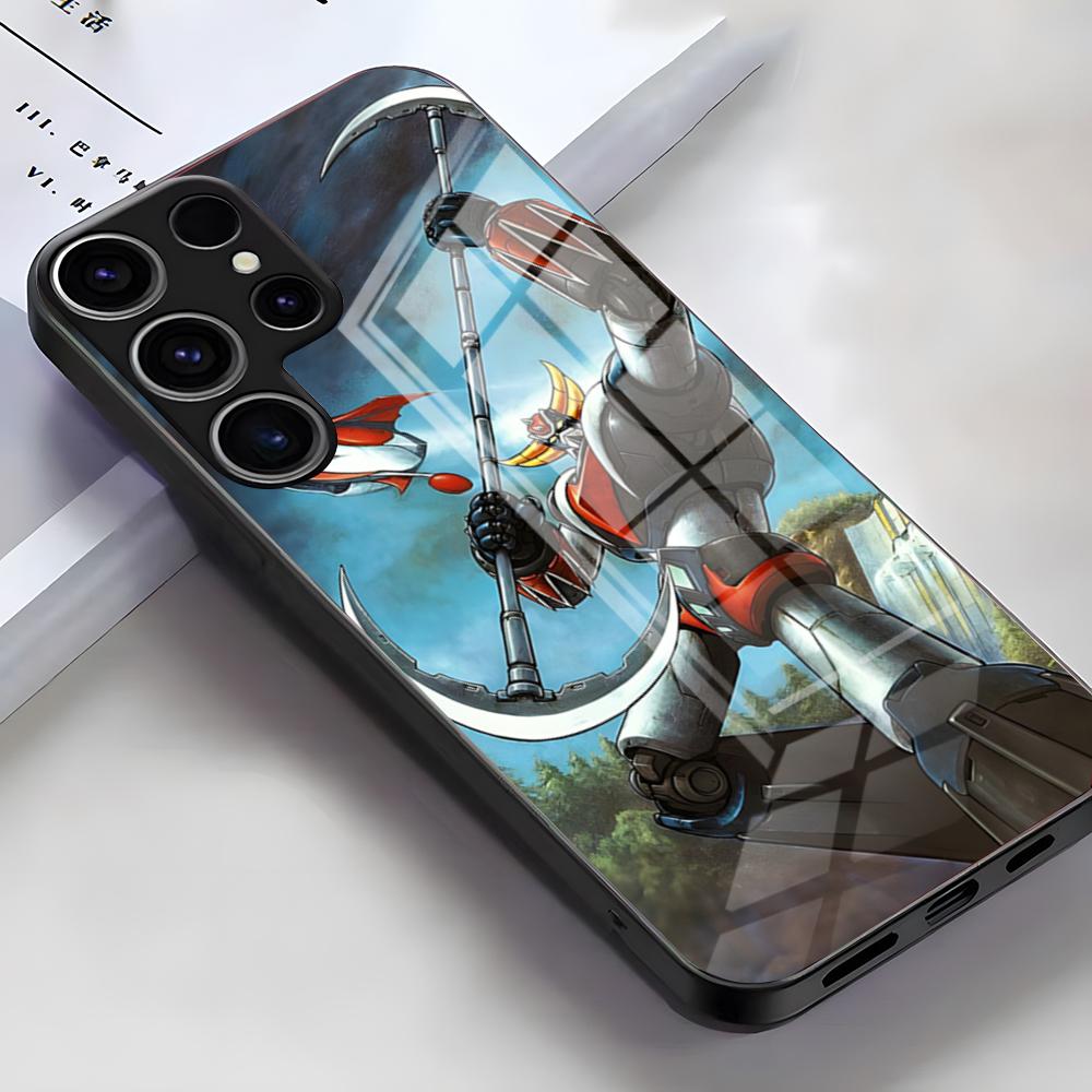 UFO ROBO GRENDIZER GOLDORAK Phone Case For Samsung S25 Edge Ultra S23 S22 S21 S20 Ultra Plus S24 Fe A54 A53 A25 Glass Cover