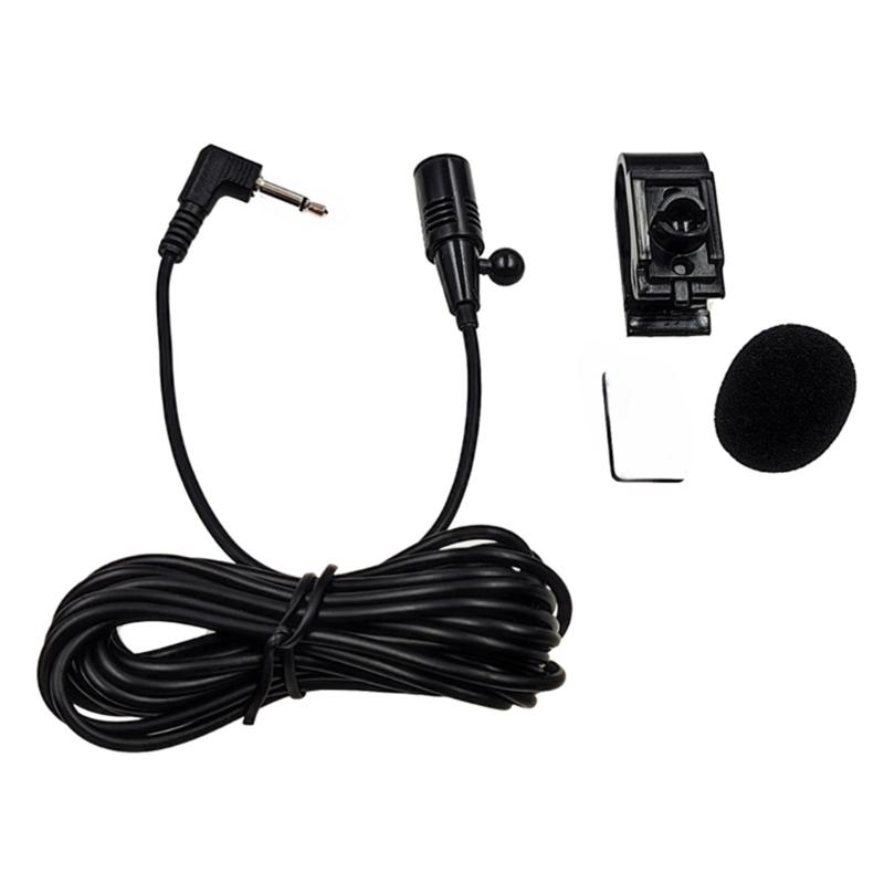 3m Professionals Car Audio Microphone 2.5mm/3.5mm Clip Jack Plug Mic Stereo Mini Wired External Microphone For Auto DVD