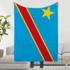 N-NationS D-DemocraticS Republic Congo Blanket Throw Super Cosy Plush Living Room Sofa Couch Childish Birthday Gifts
