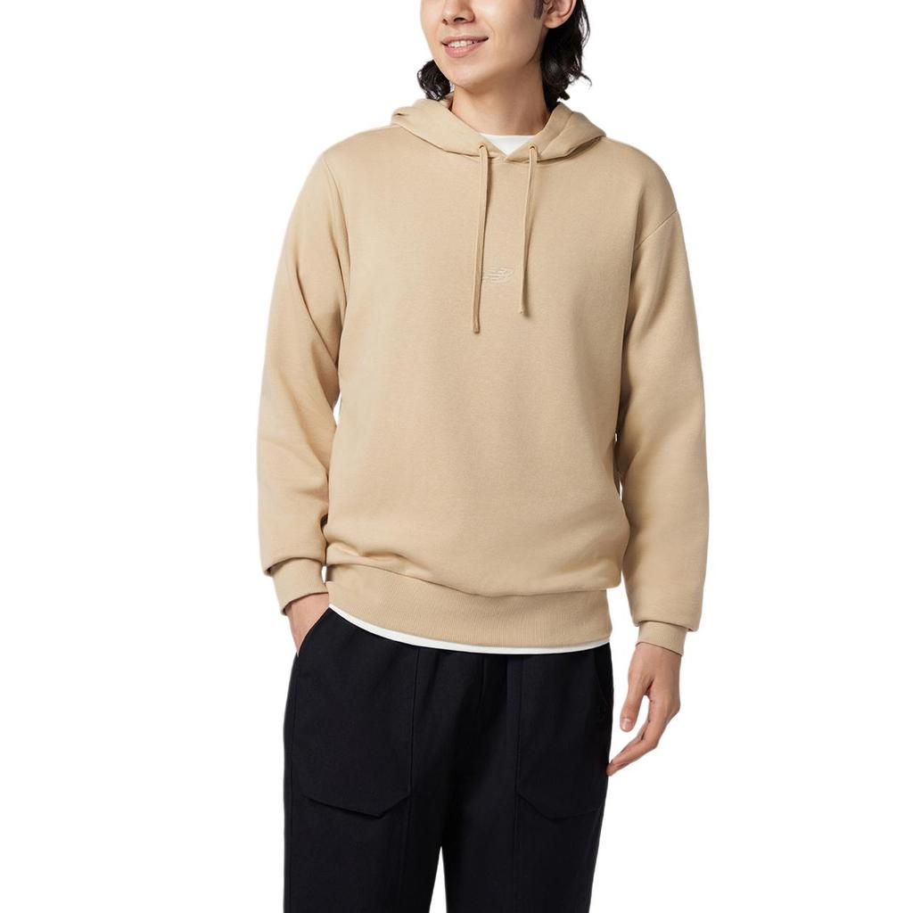 New Balance Sweatshirts Men's Khaki Hooded Moderate Regular AMT33335-INC