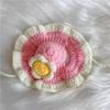 Simpatico Raffinato Cappello da Gatto Elastico Autunno Inverno Cappello per Animali Domestici Cuccioli Gattini Cappello Lavorato a Maglia Accessori per Gatti Decorazione Oggetti di Scena per Feste Servizio Fotografico