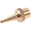 A84X-40Pcs 1/2 Inch DN15 Brass Jet Straight Adjustable Fountain Water Spray Nozzles Pool Nozzles Garden Landscape Decoration